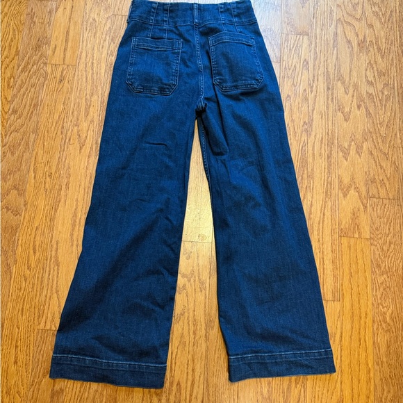 Anthropologie Maeve The Colette Denim Wide Leg Jeans Womens Size 26 - Picture 2 of 10